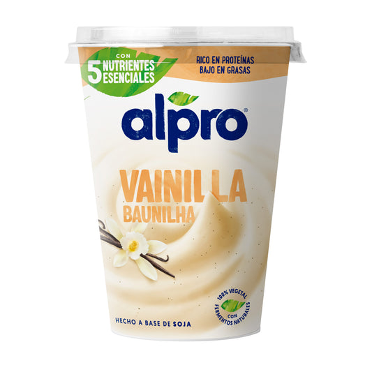 Postre soja vanilla Alpro 400g La Despensa