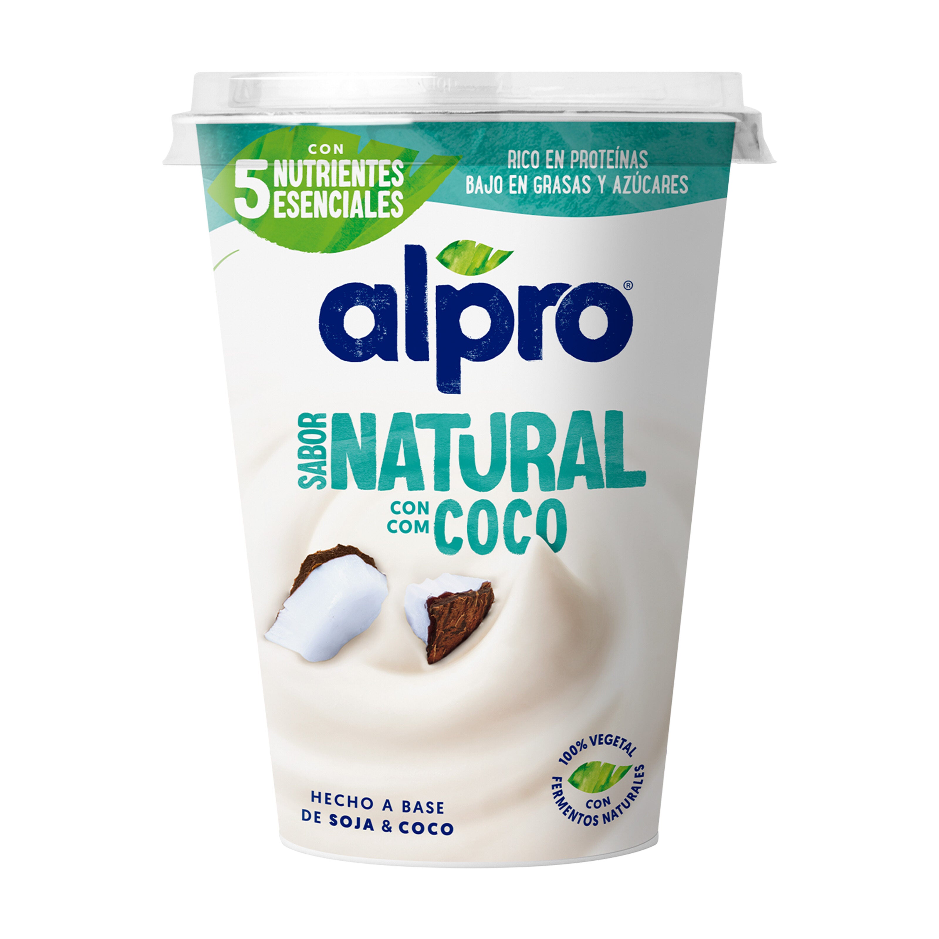 Postre vegetal soja coco Alpro 400g