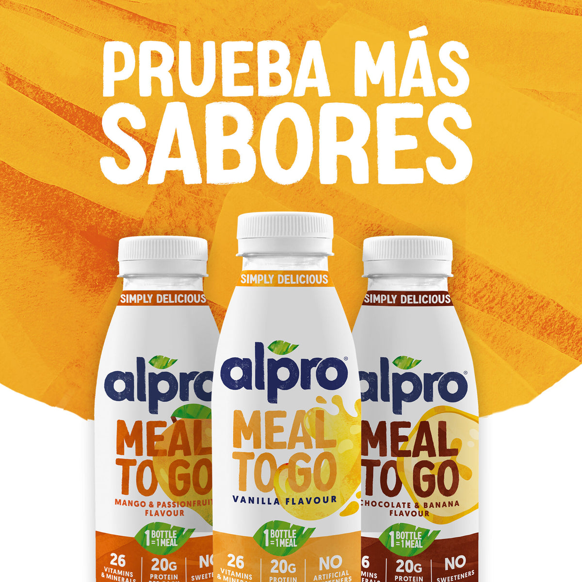 Postre vegetal meal to go vainilla Alpro 523G