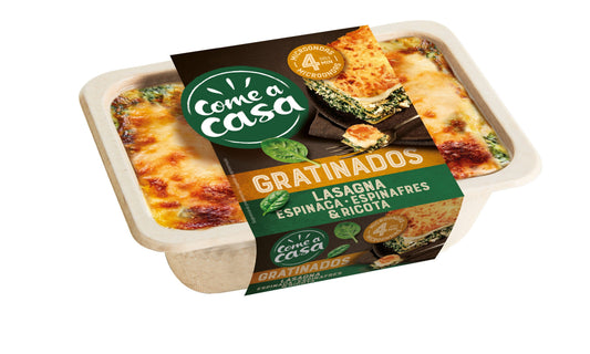 Lasaña espinaca gratinada Come a casa 350g La Despensa