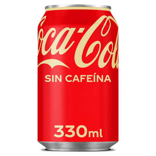 Refresco cola s/cafeína lata Coca cola 330ml La Despensa