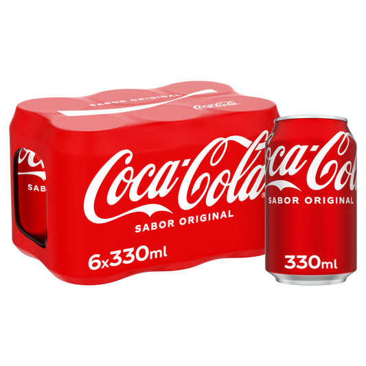 Refresco cola lata Coca cola p6 33cl/u La Despensa