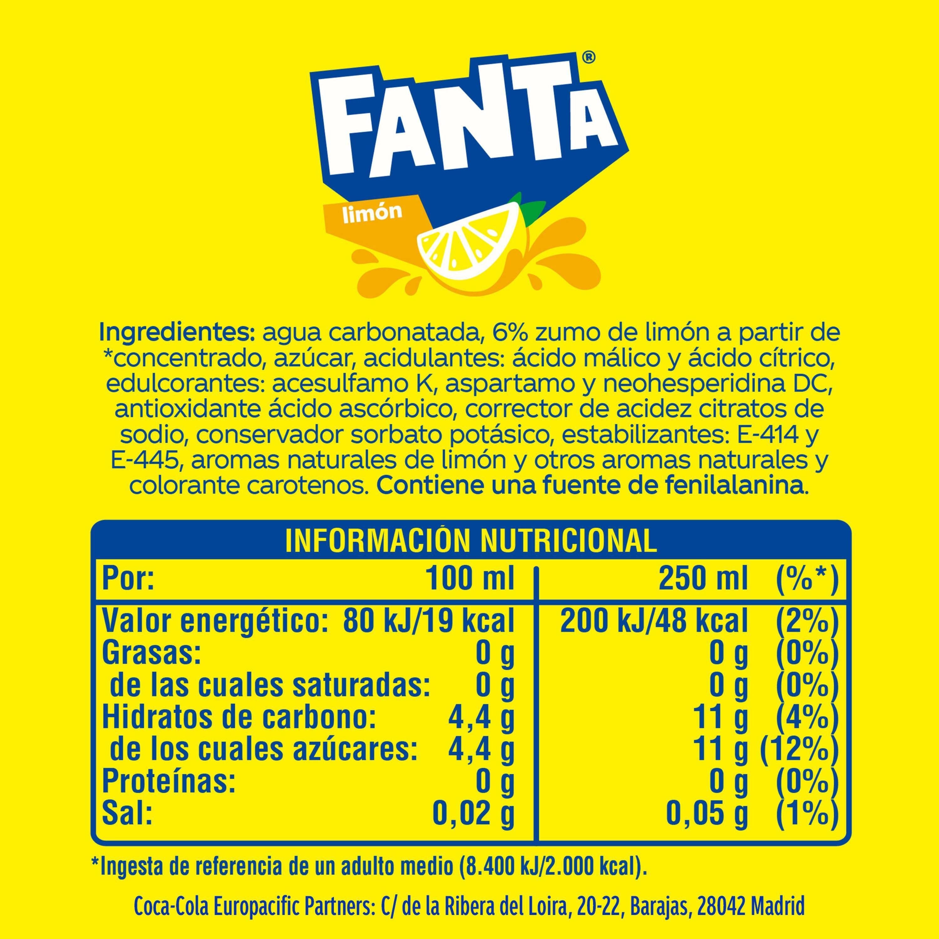 Refresco limón Fanta 2l