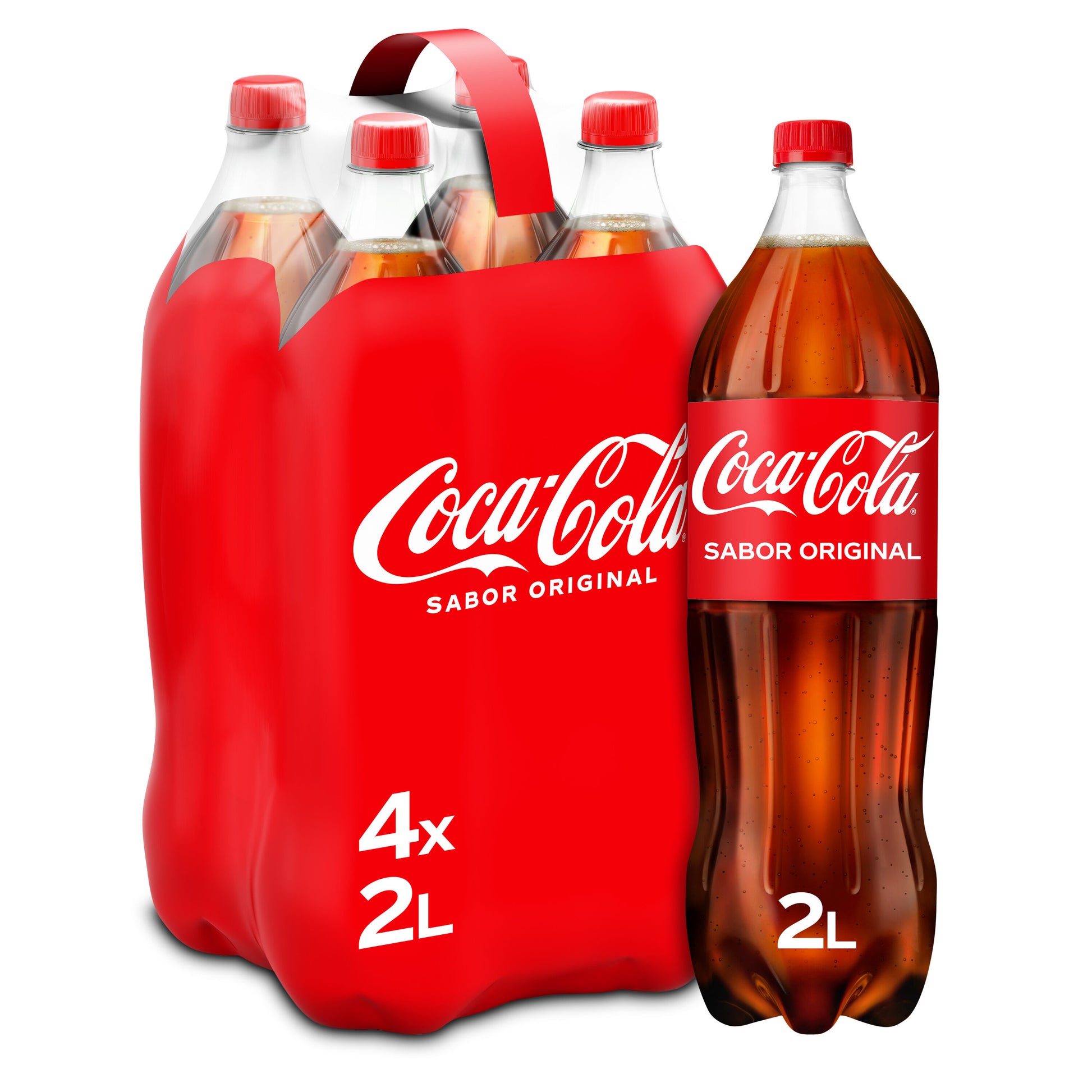 Refresco cola  Coca cola p4 2l/u