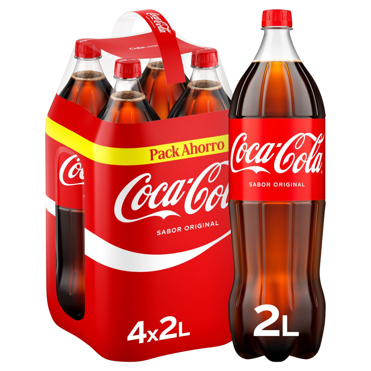 Refresco cola  Coca cola p4 2l/u