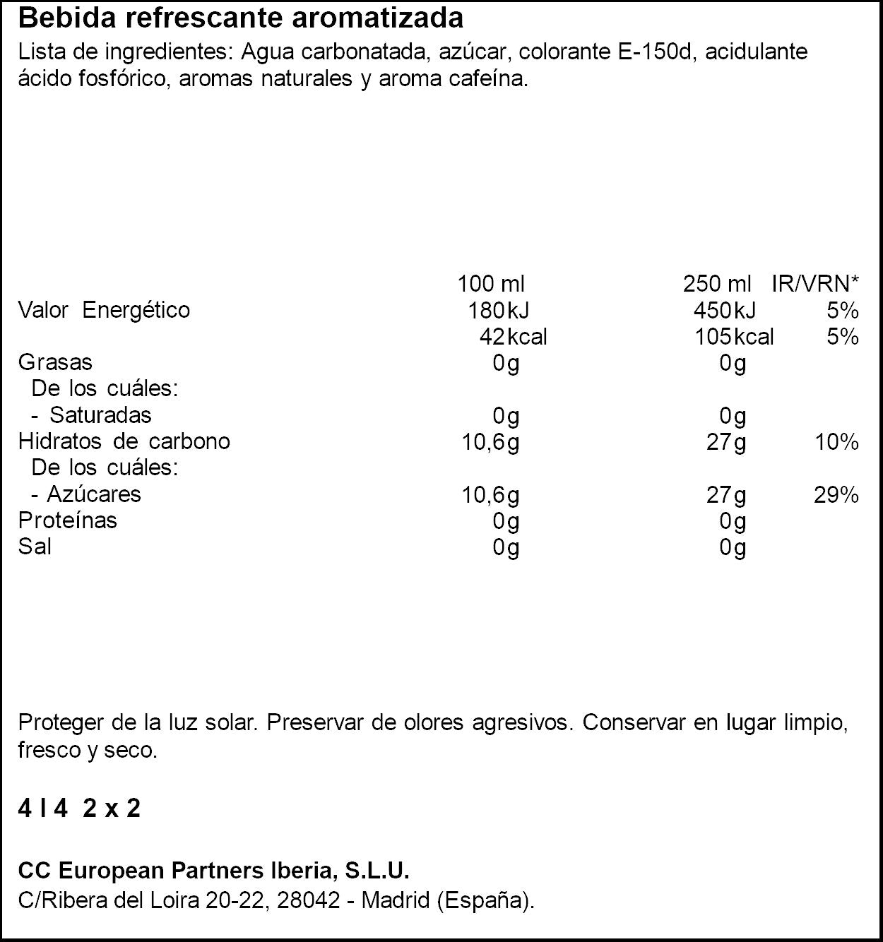 Refresco cola Coca cola p2 2l/u