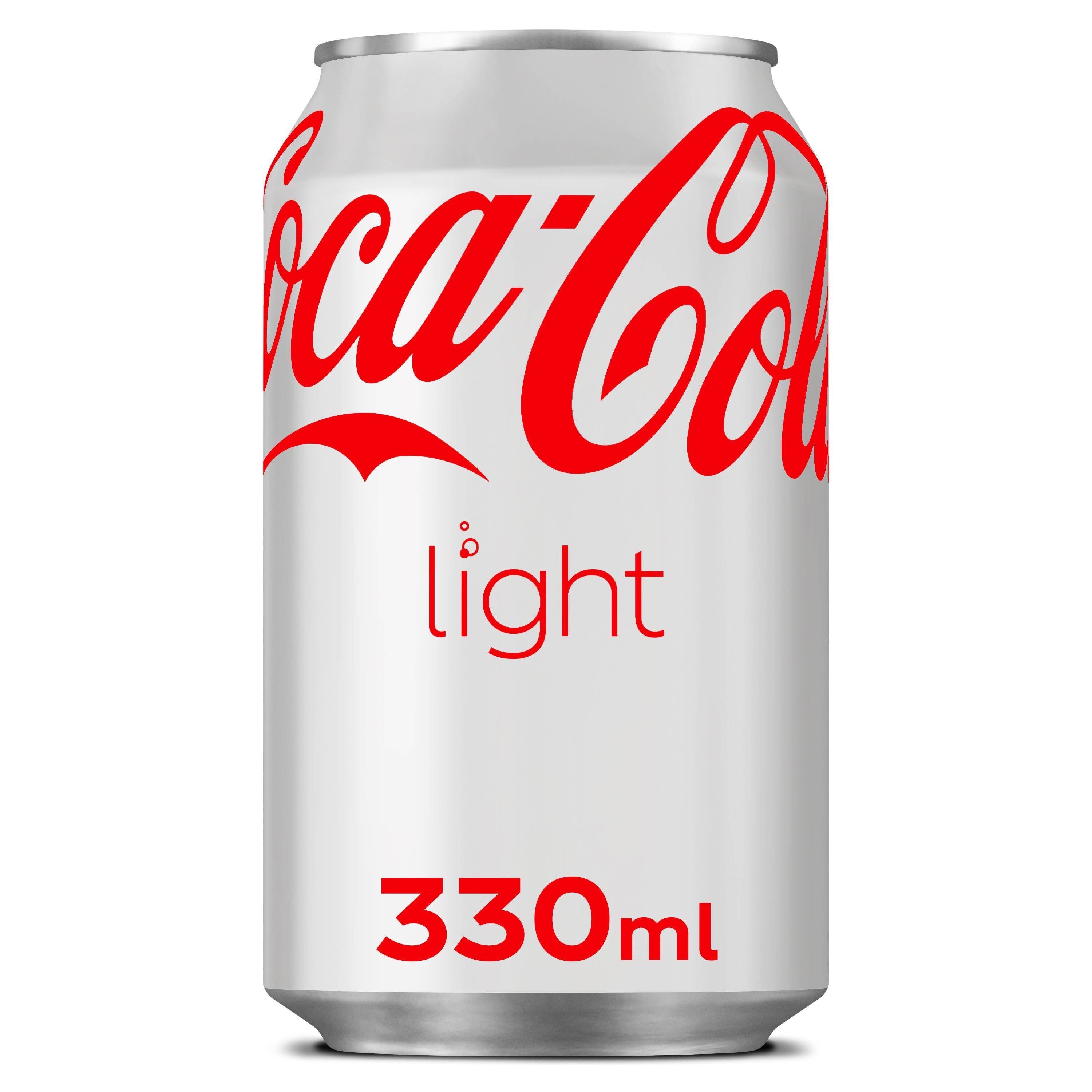 Refresco cola light lata Coca cola 330ml