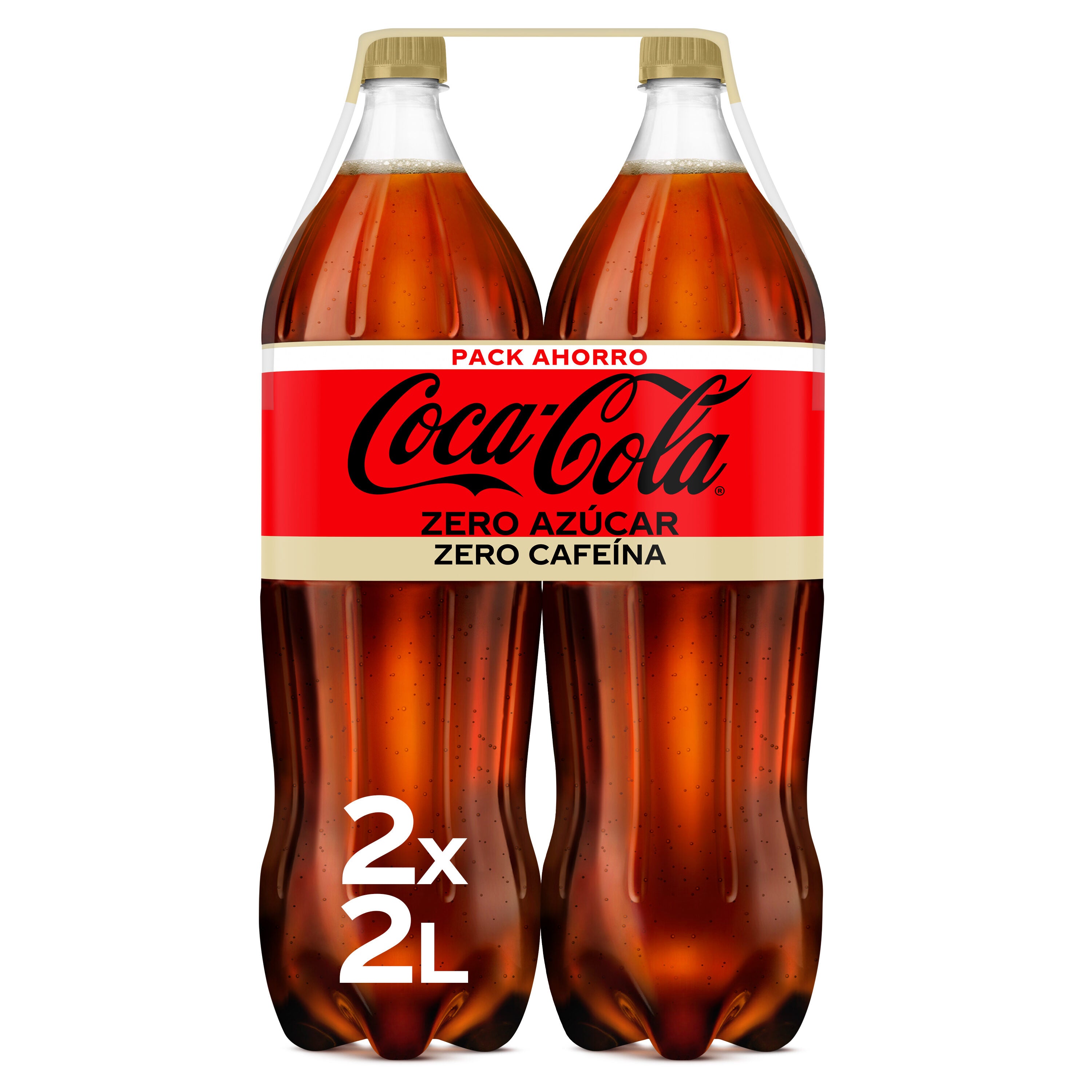 Refresco cola s/azúcar s/cafeína Coca cola p2 2l/u