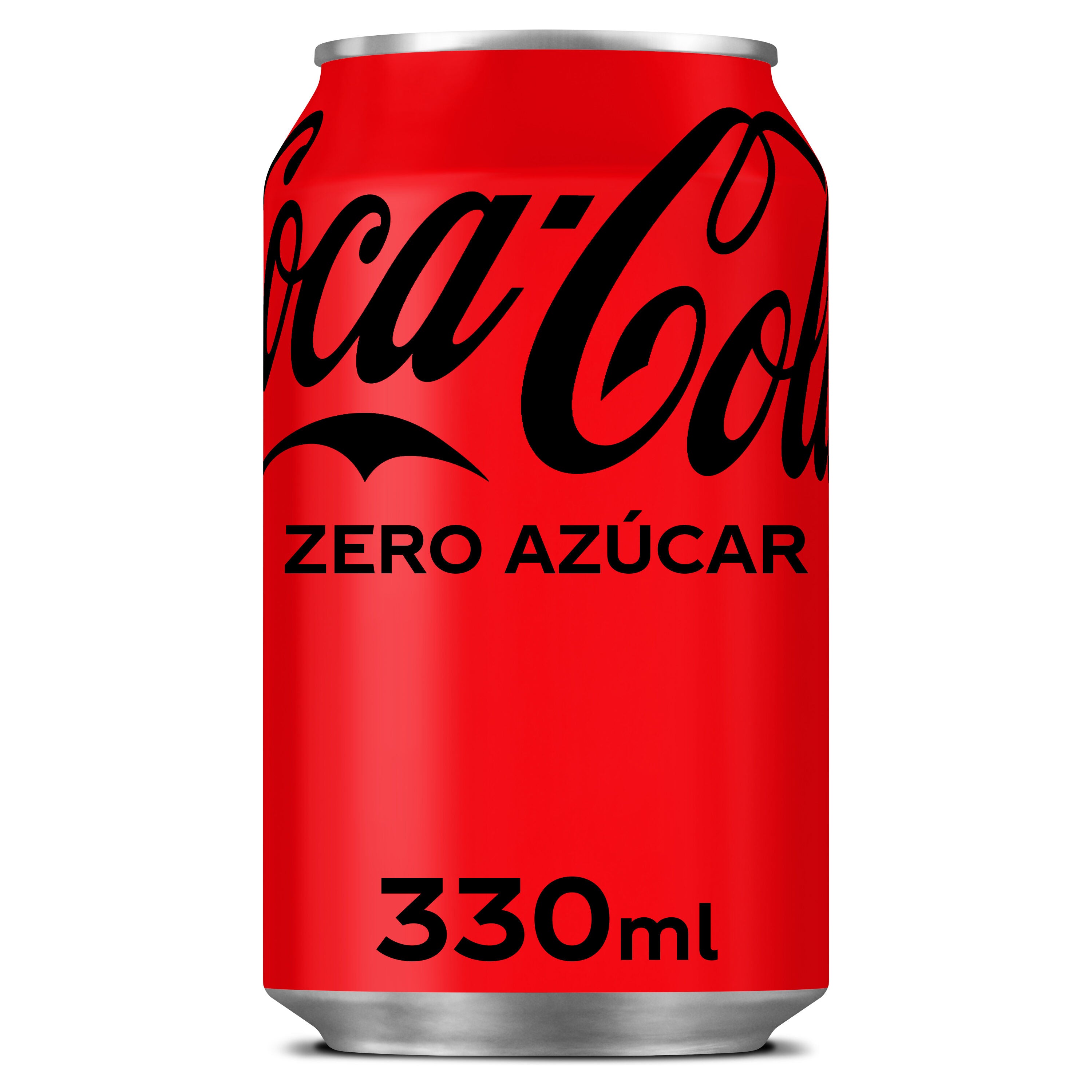 Refresco cola s/azúcar lata Coca cola 330ml