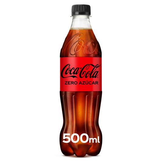 Refresco cola s/azúcar  zero Coca cola 500ml La Despensa
