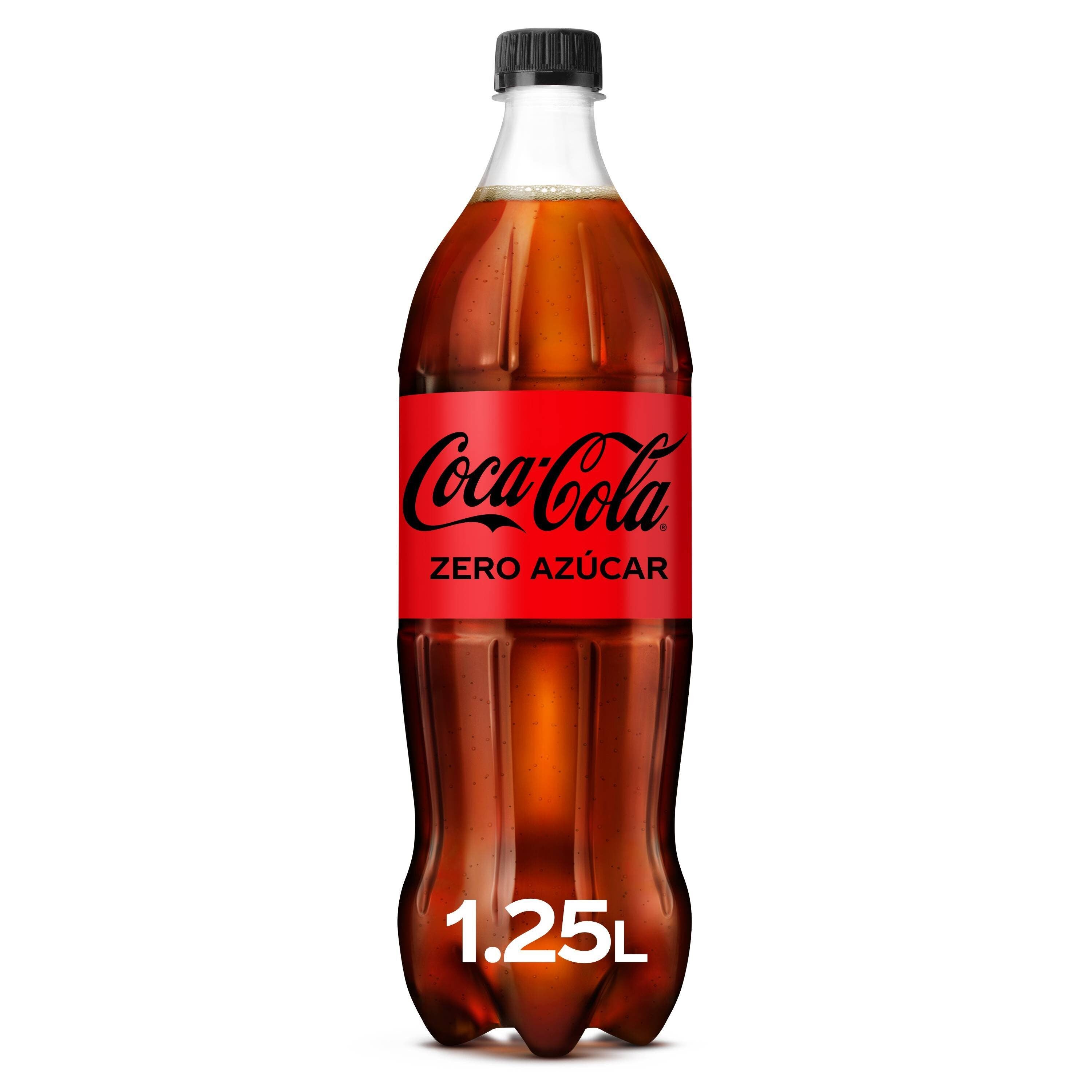 Refresco cola s/azúcar Coca cola zero 1.25l