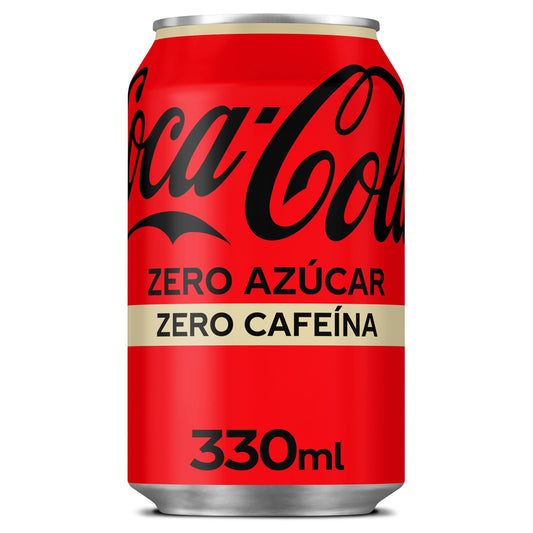 Bebida refrescante cola s/azúcar s/cafeína lata Coca cola 330ml La Despensa