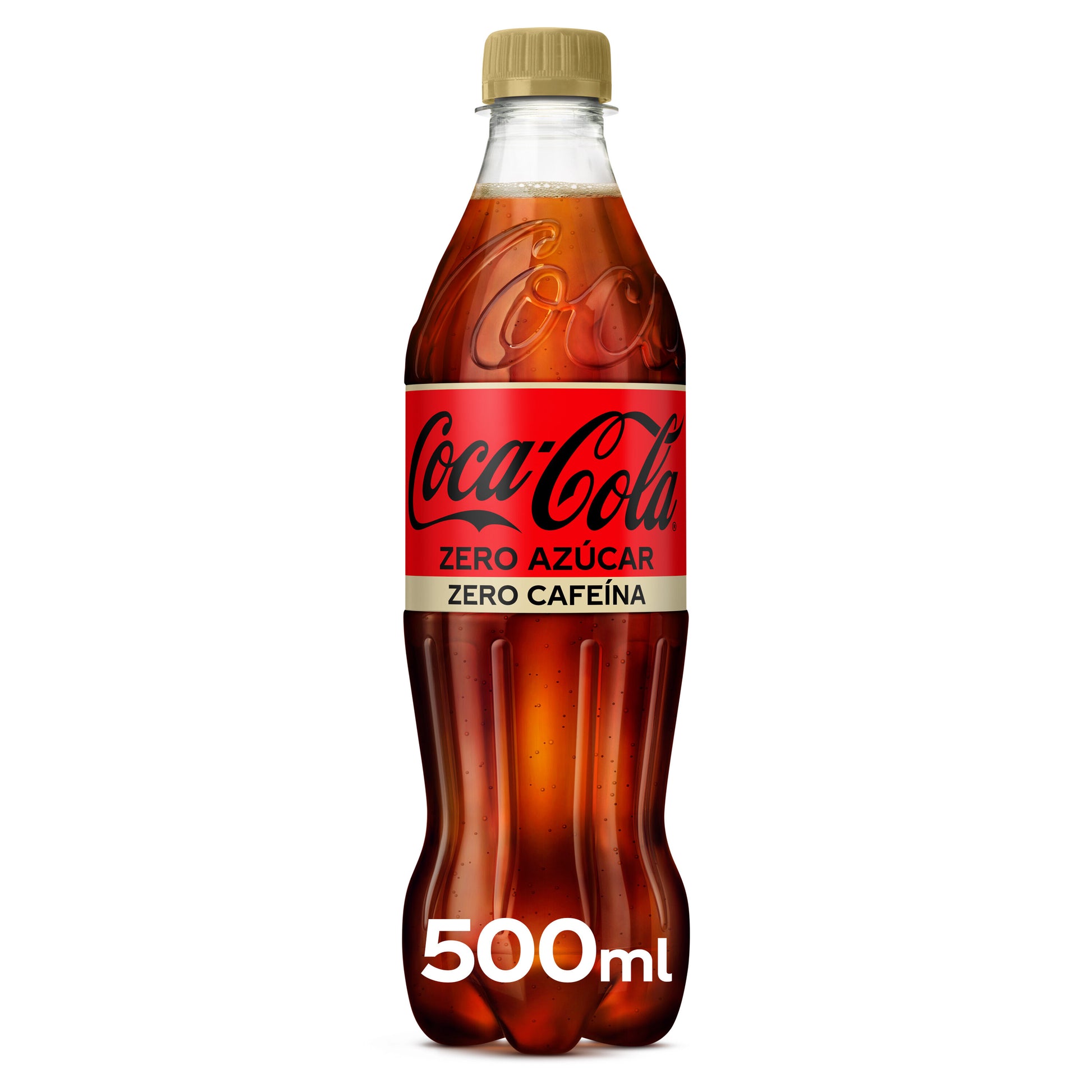 Refresco cola s/azúcar s/cafeína Coca cola zero zero 500ml