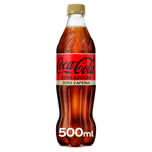 Refresco cola s/azúcar s/cafeína Coca cola zero zero 500ml La Despensa