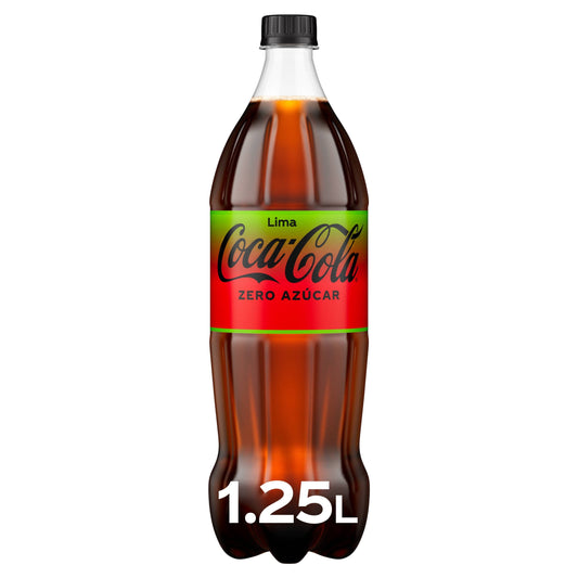 Refresco cola c/lima zero pet Coca cola 1.25l La Despensa
