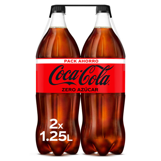 Refresco cola zero Coca cola p2 1,25l/u La Despensa