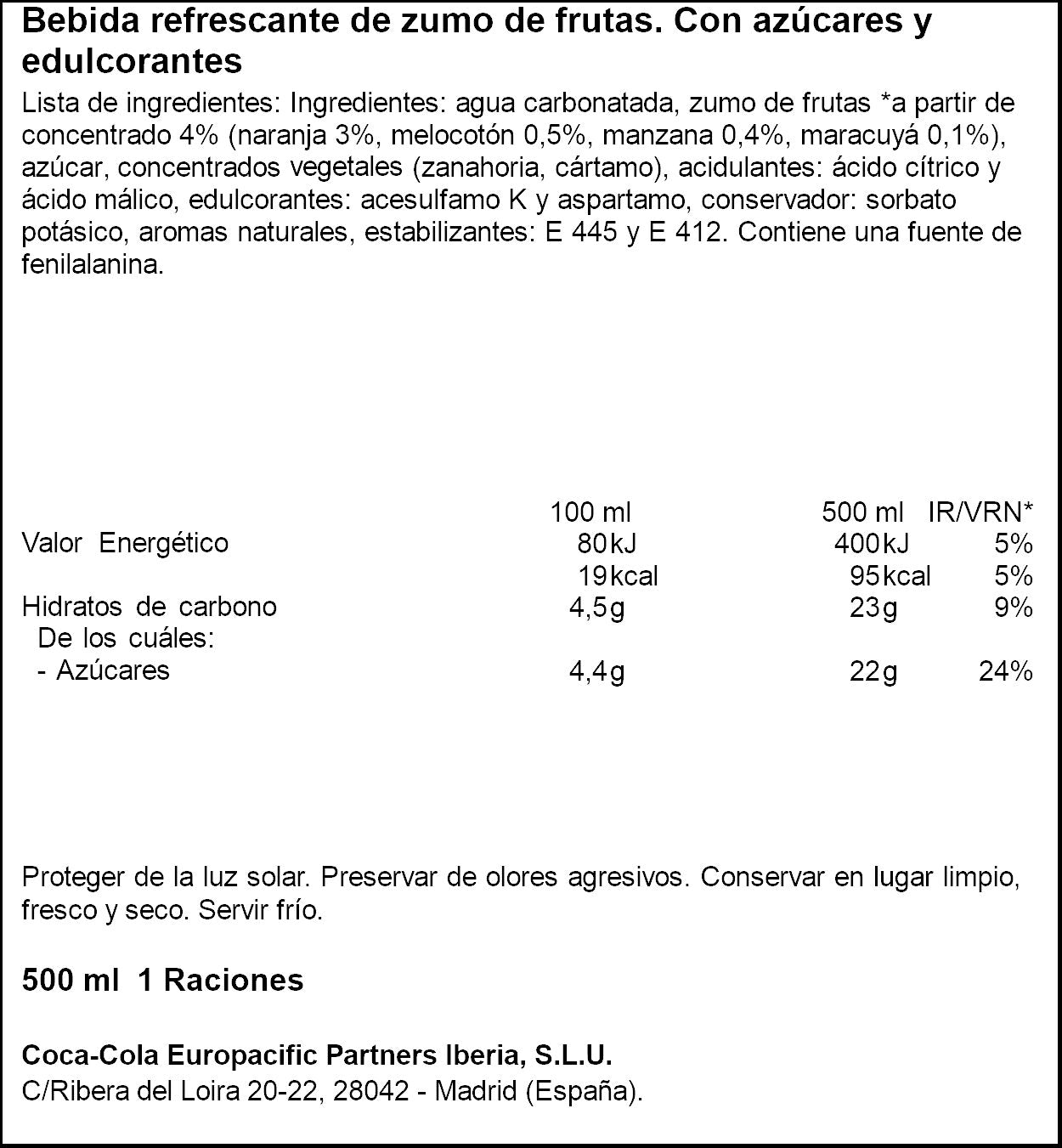 Refrescos exotic lata Fanta 500ml