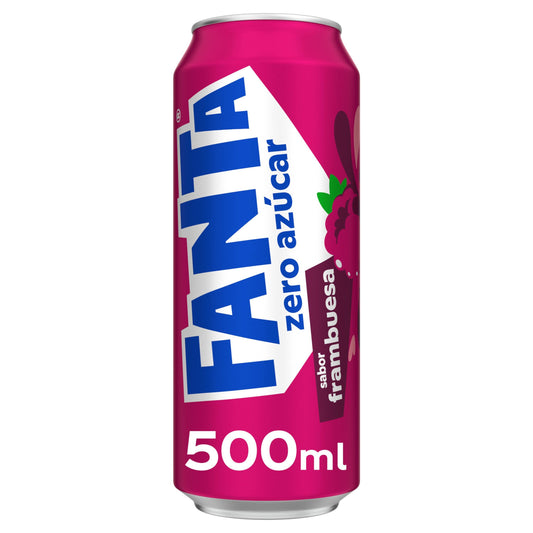 Refresco frambuesa s/azucar lata Fanta 500ml La Despensa