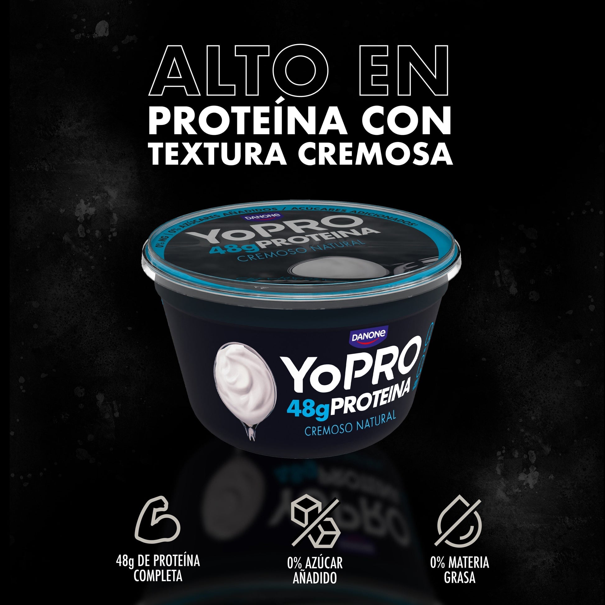 Yogur natural yopro Danone 480g