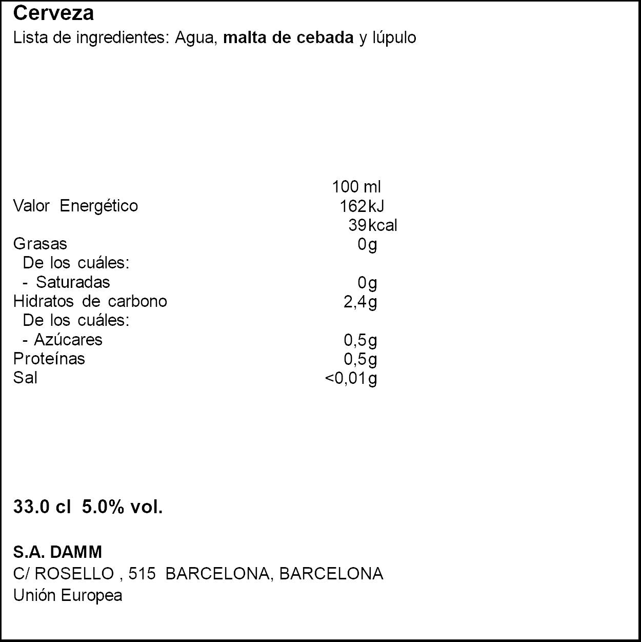 Cerveza especial lata Carlsberg 330ml