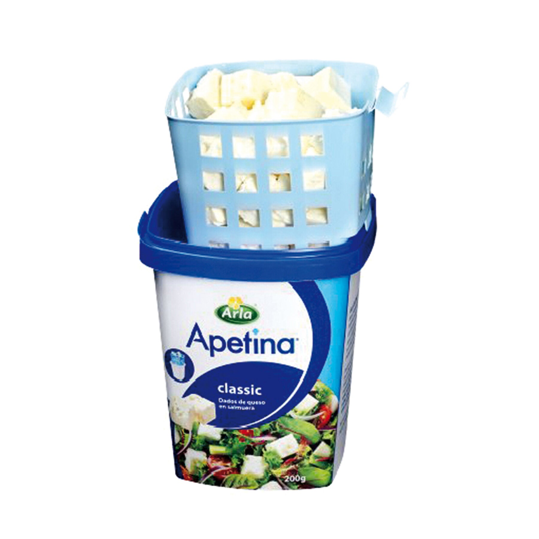 Queso fresco salmuera dado apetina Arla 200g