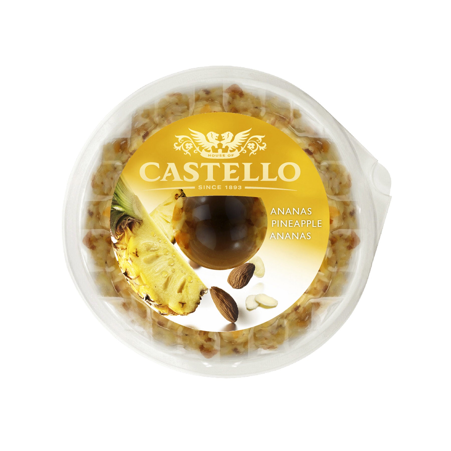 Queso blanco c/piña Castello 125g