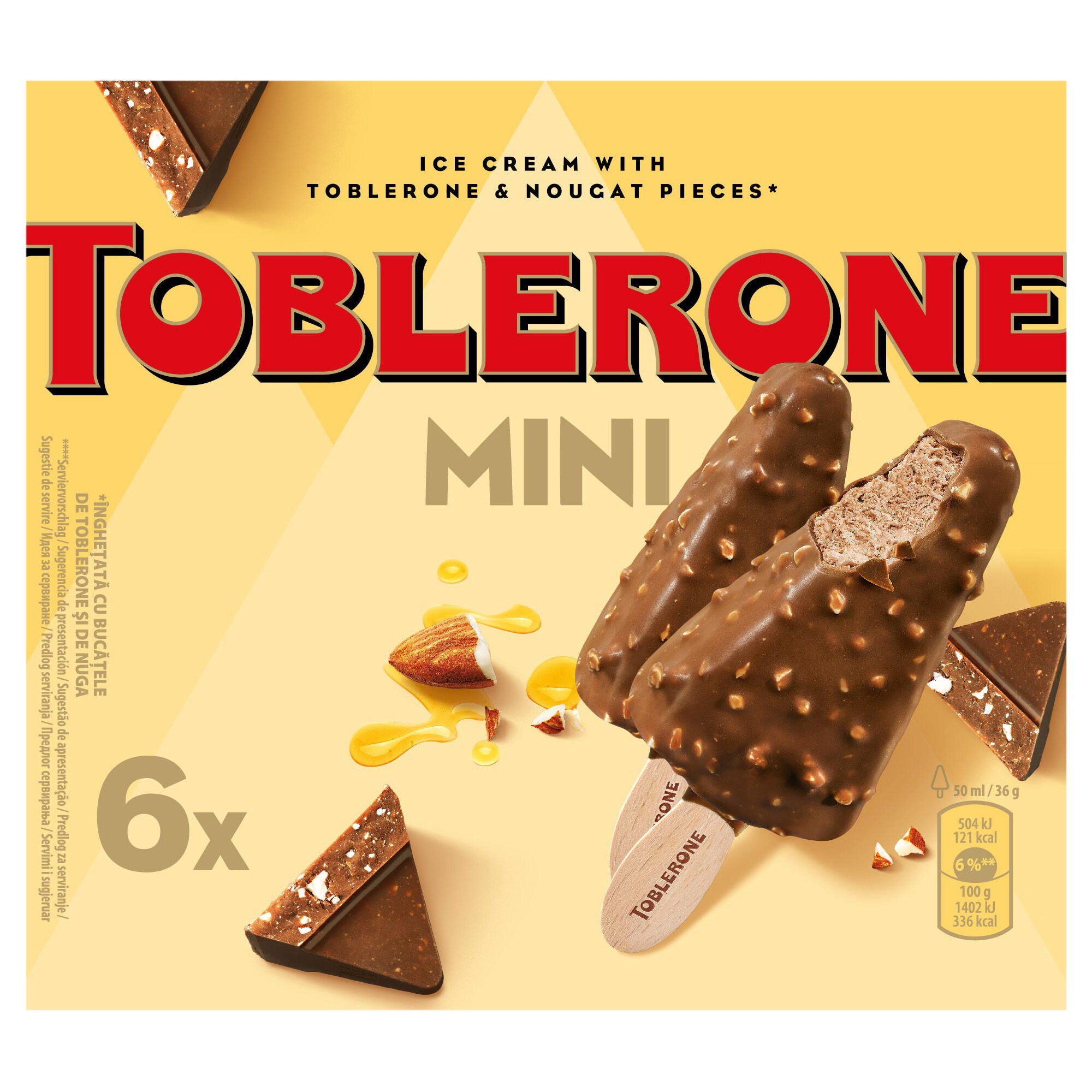 Bombon mini Toblerone p6 50ml/u