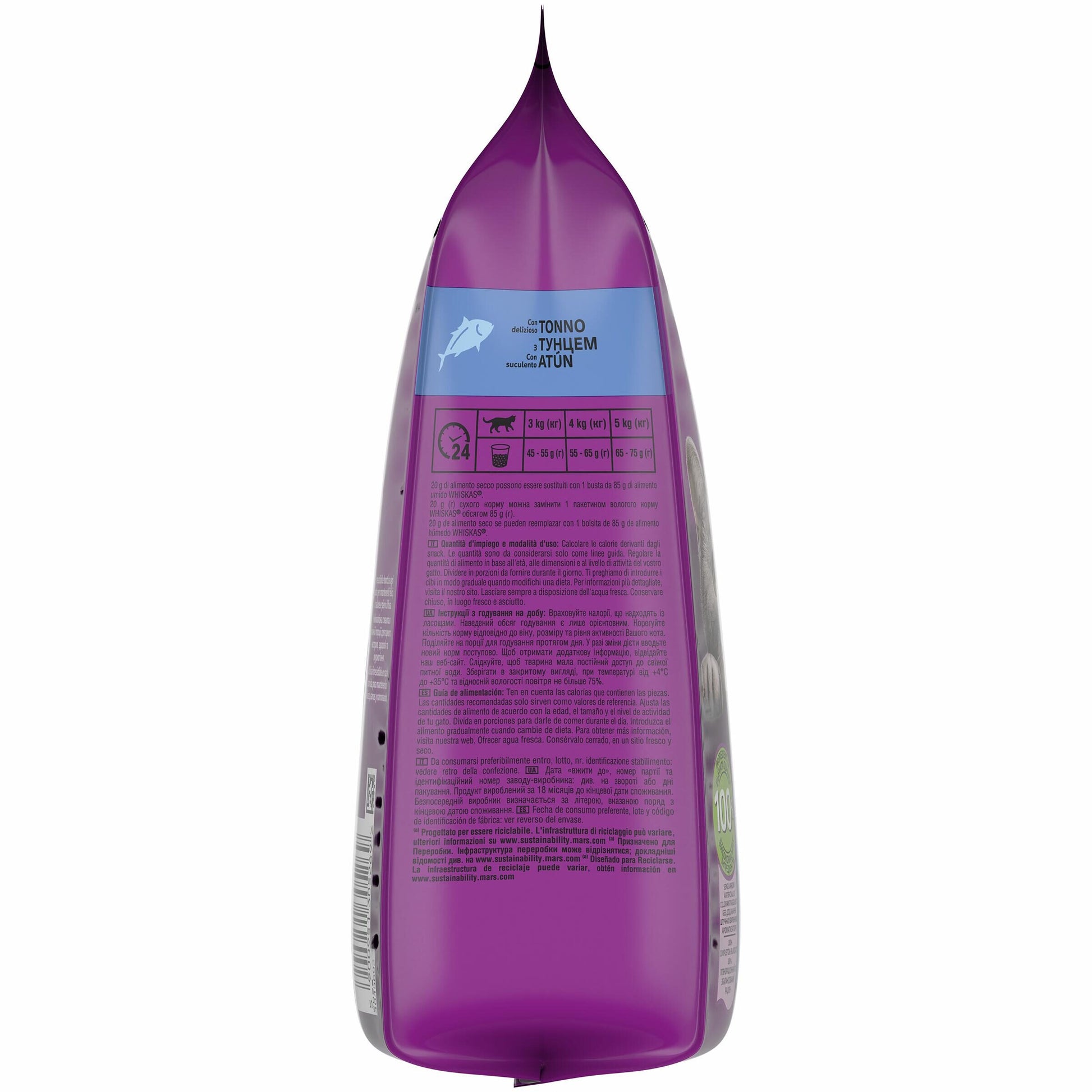 Comida seca gato pescado Whiskas 800g