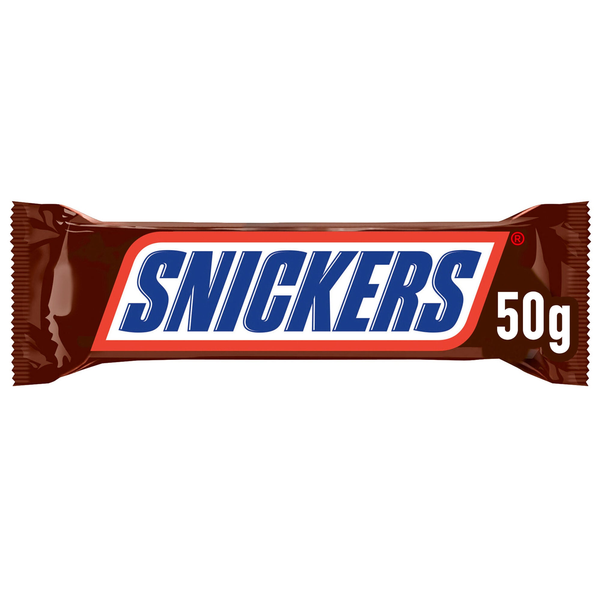 Barrita chocolate c/cacahuetes y caramelo Snickers 50g