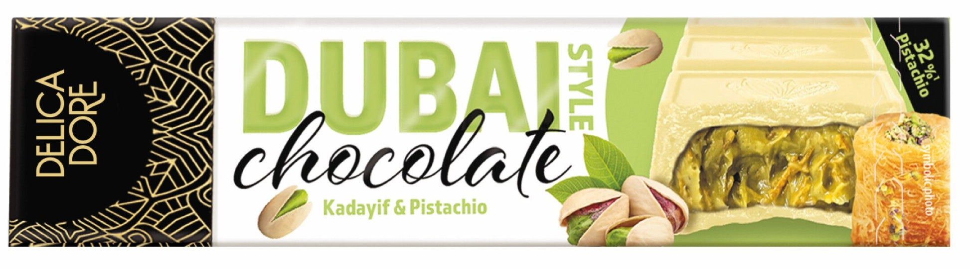 Chocolate blanco dubai Delicadore 70g