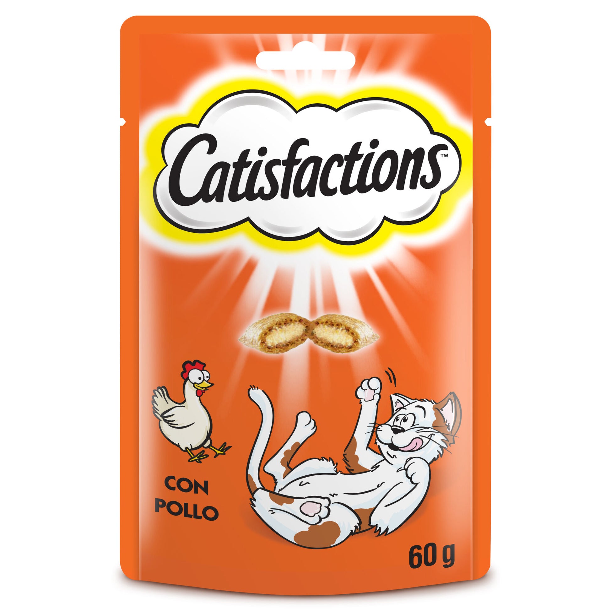 Snack gato pollo Catisfactions 60g