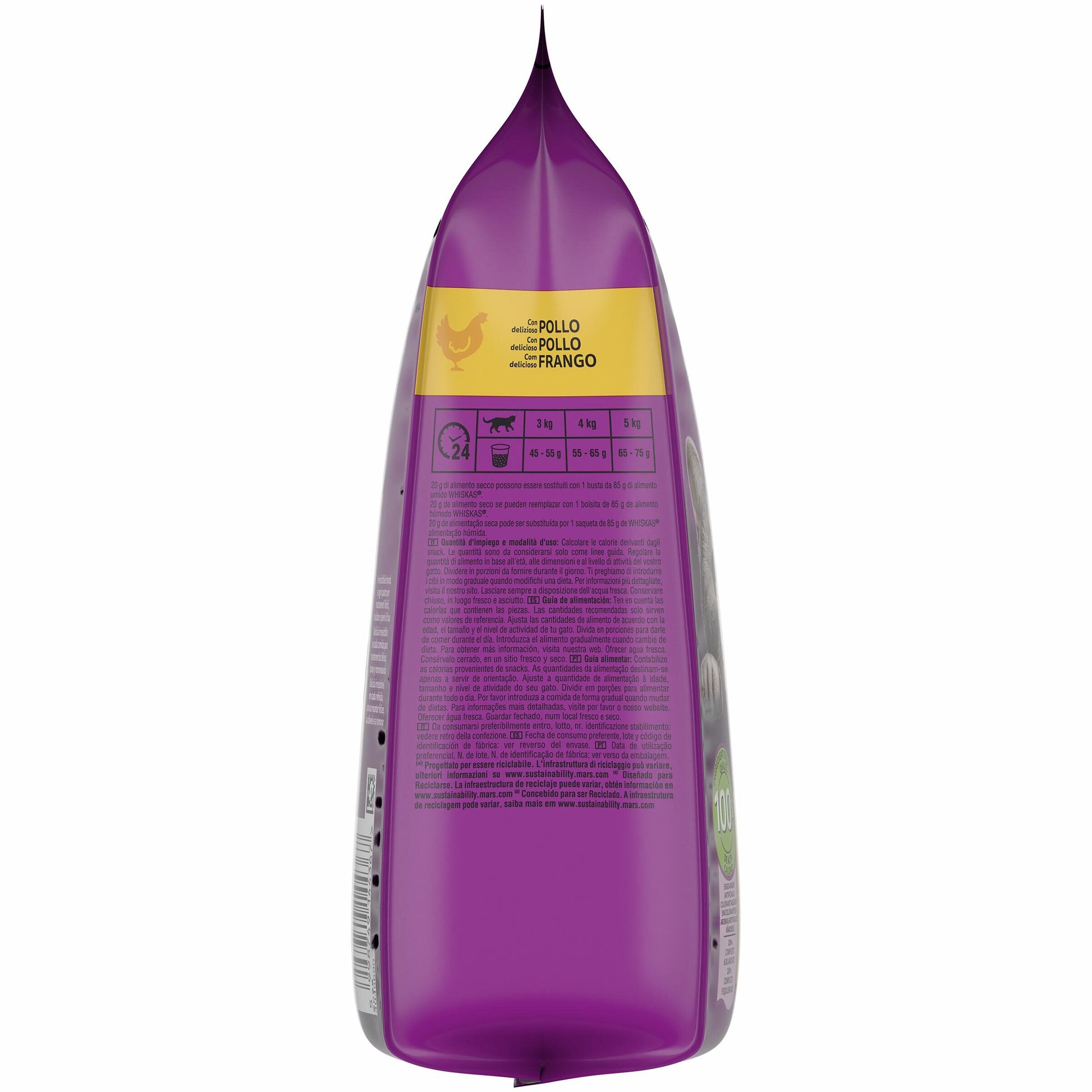 Comida seca gato pollo Whiskas 800g