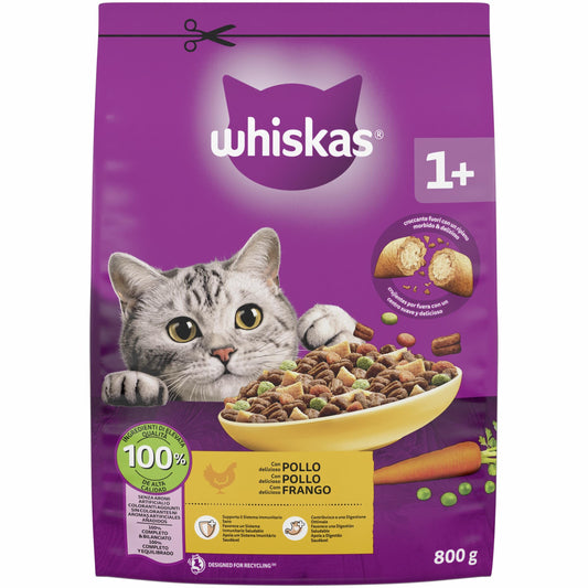 Comida seca gato pollo Whiskas 800g La Despensa