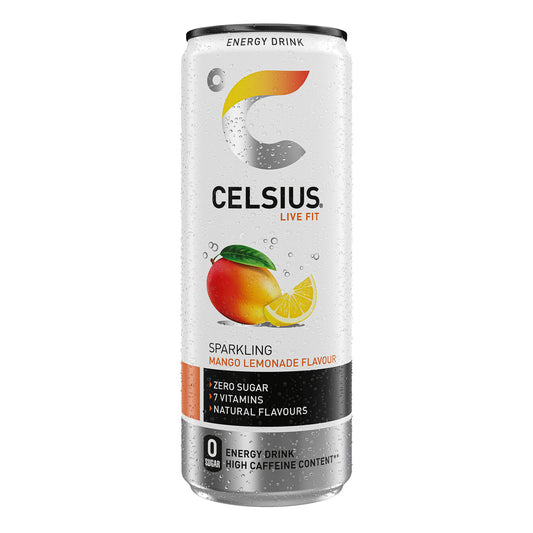 Bebida energética mango/limón lata Celsius 335ml La Despensa