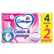 Papel higienico odor block Colhogar 4+2