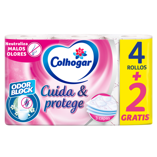 Papel higienico odor block Colhogar 4+2 La Despensa