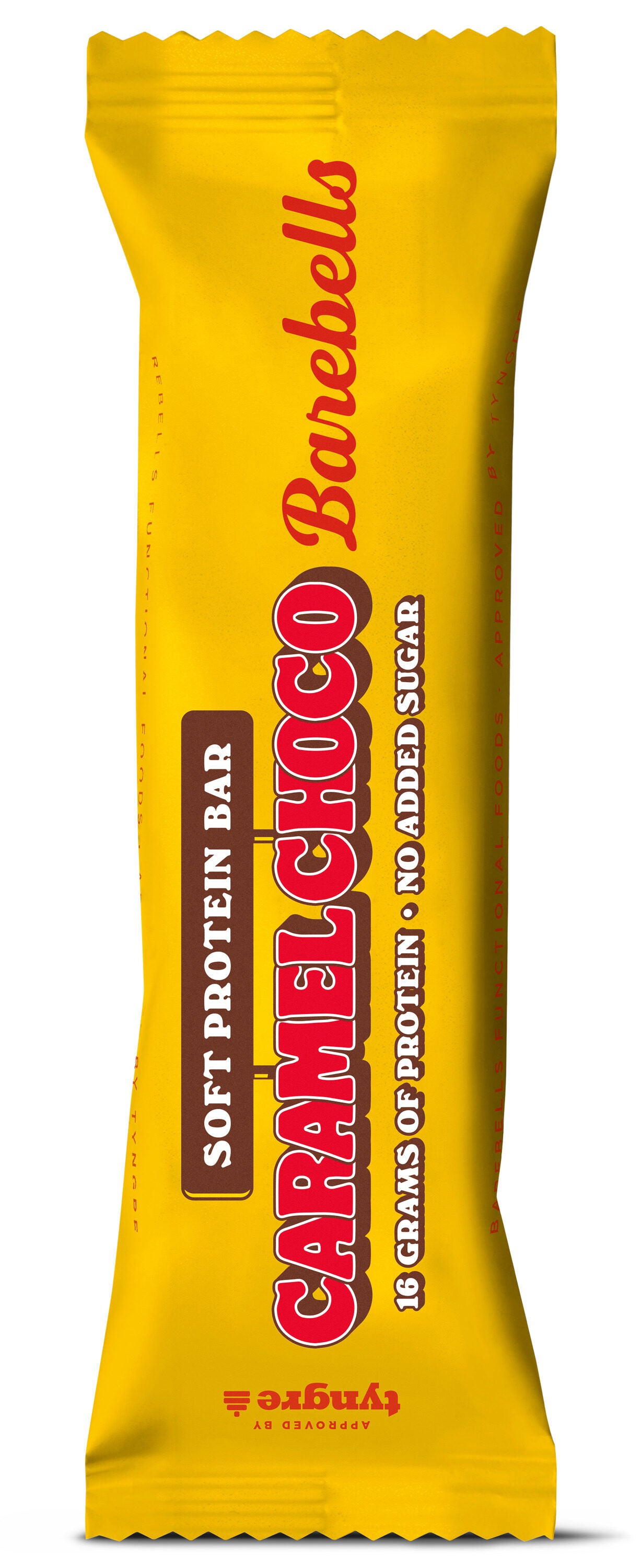 BARRITA PROTEINA CARAMELO/CHOCO S/AZ BAREBELLS 55G