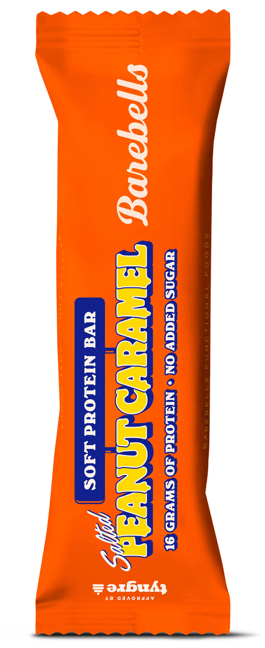 BARRITA PROTEINA CACAHUET/CARAMEL S/AZ BAREBELLS 55G La Despensa