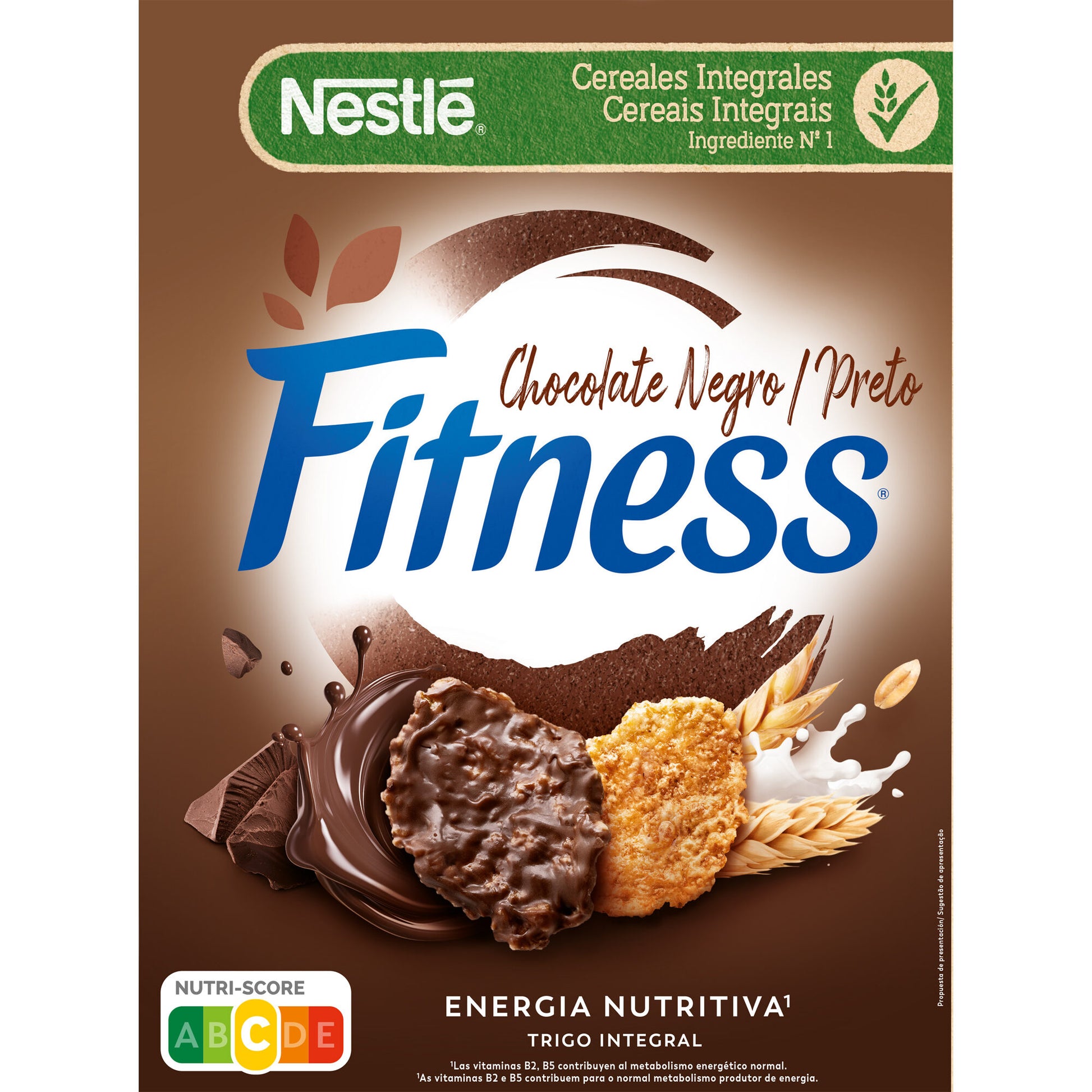Cereal intregal c/chocolate negro Fitness Nestle 375g