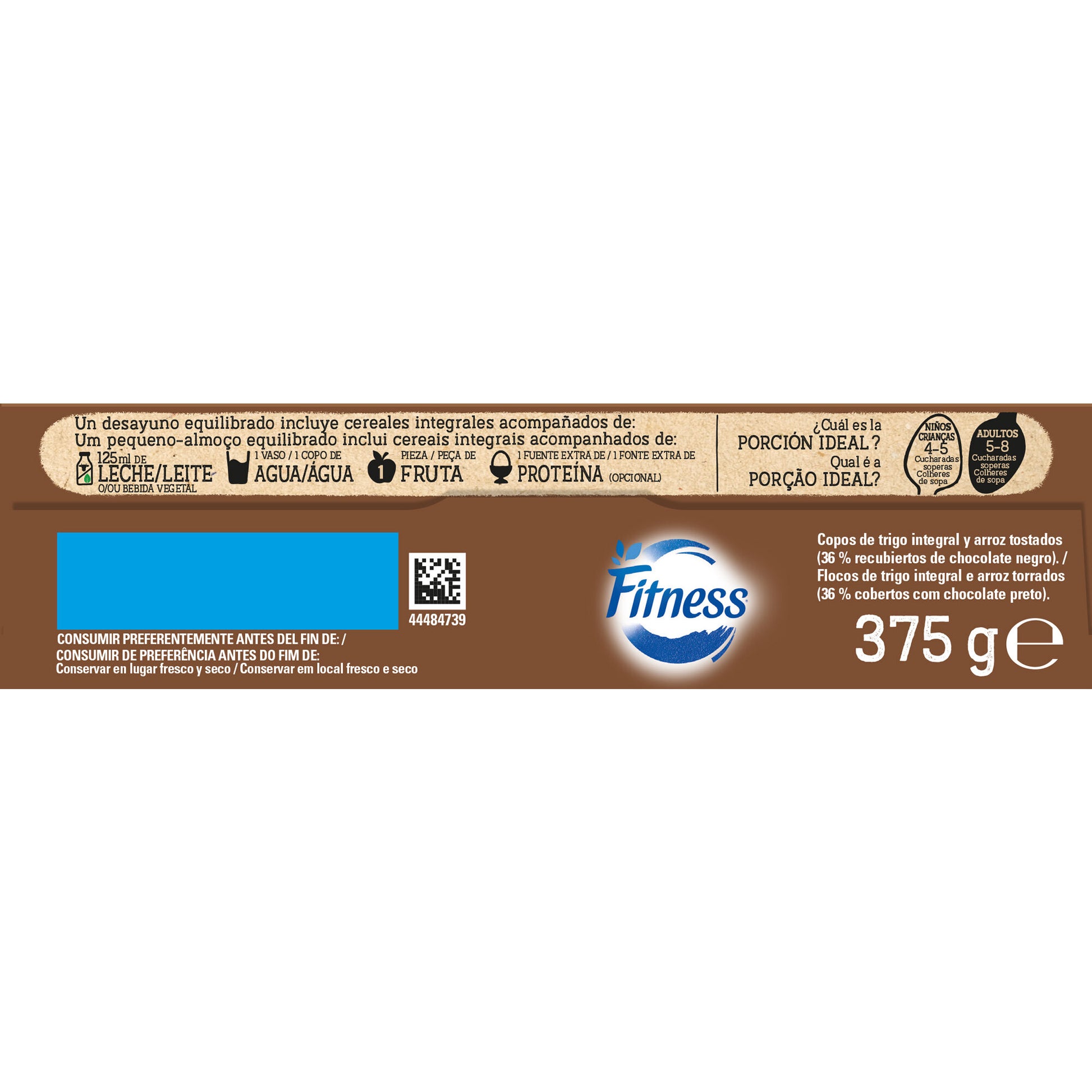 Cereal intregal c/chocolate negro Fitness Nestle 375g