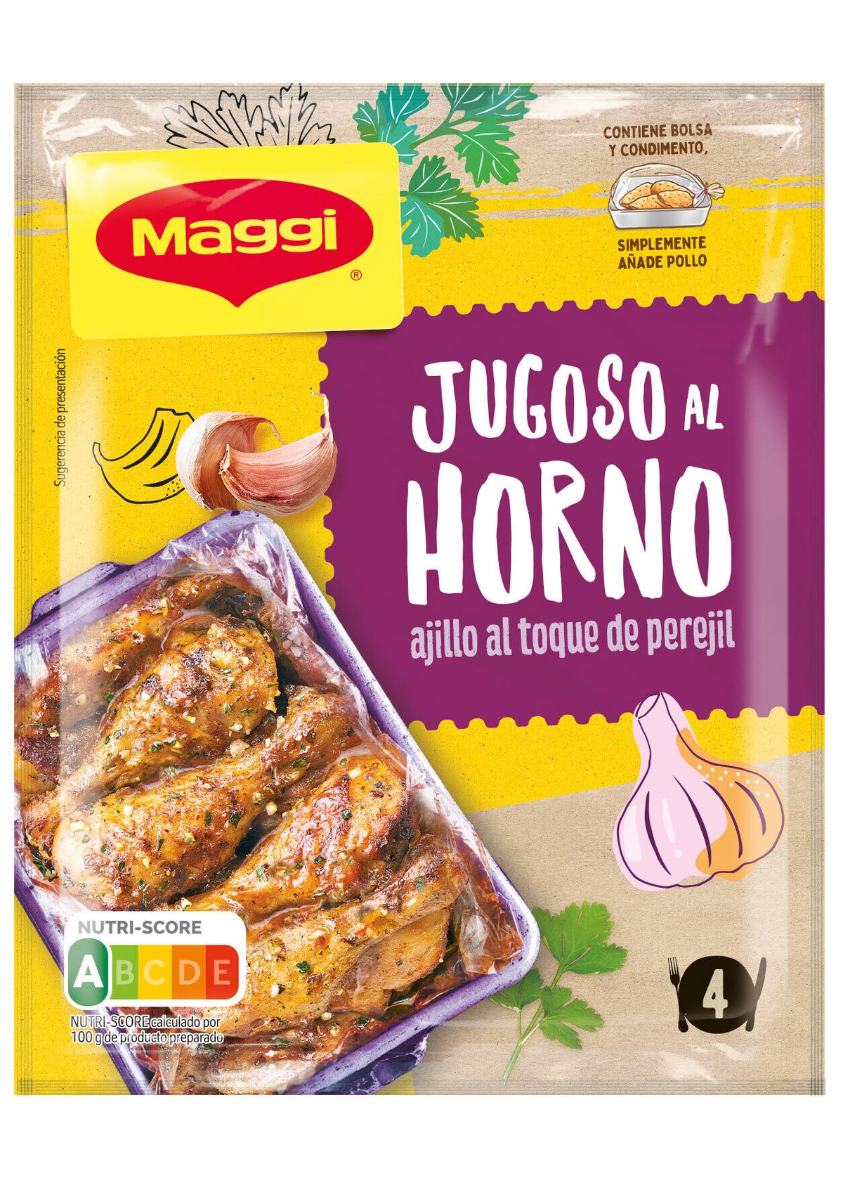Sazonador al horno pollo Maggi 36g