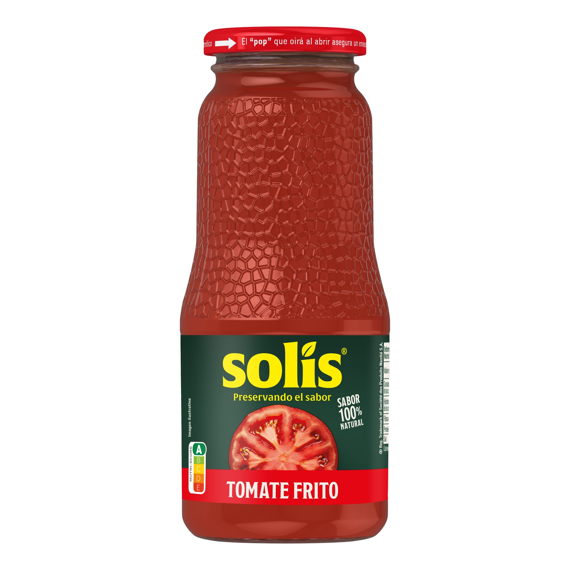 Tomate frito cristal solís 360g