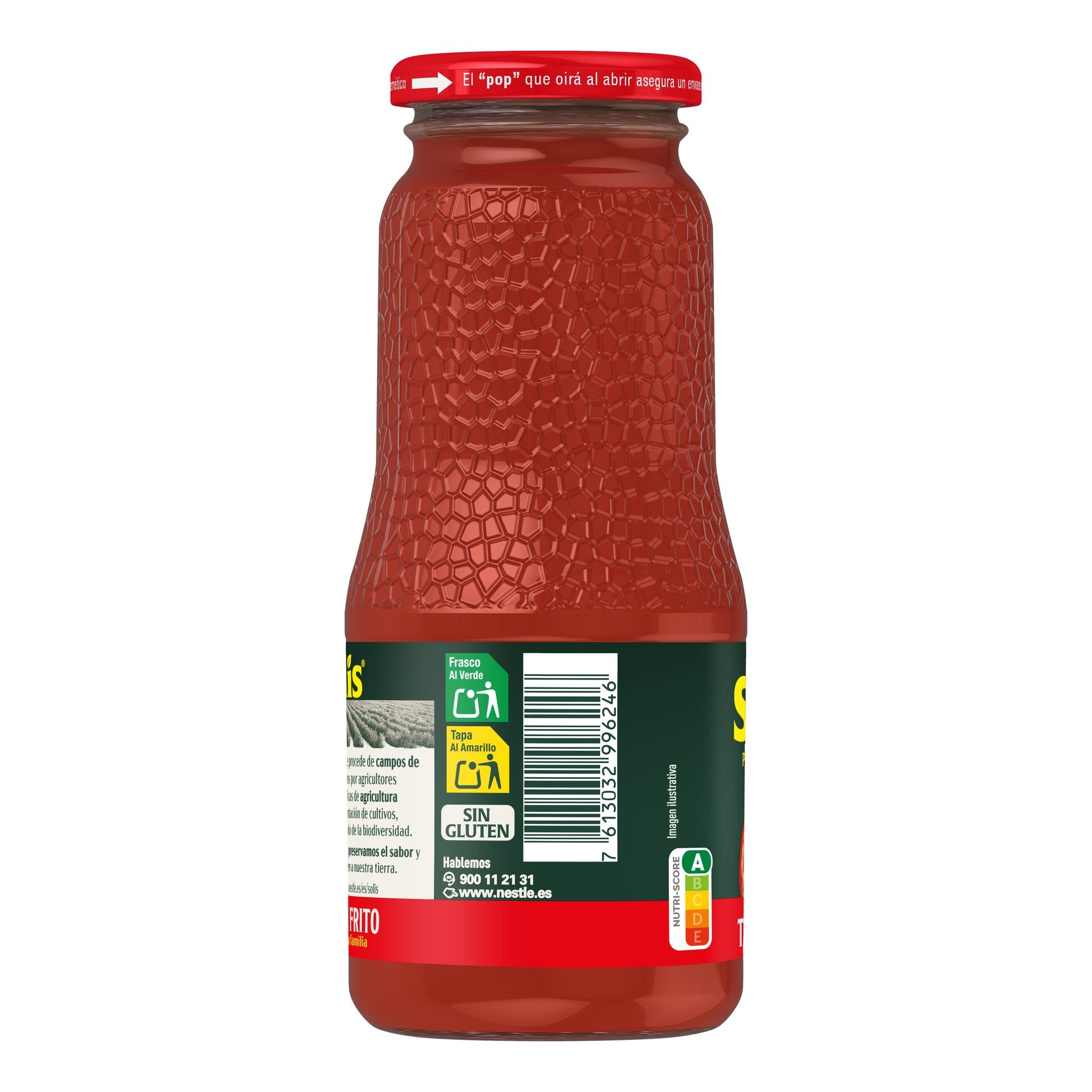 Tomate frito cristal solís 360g