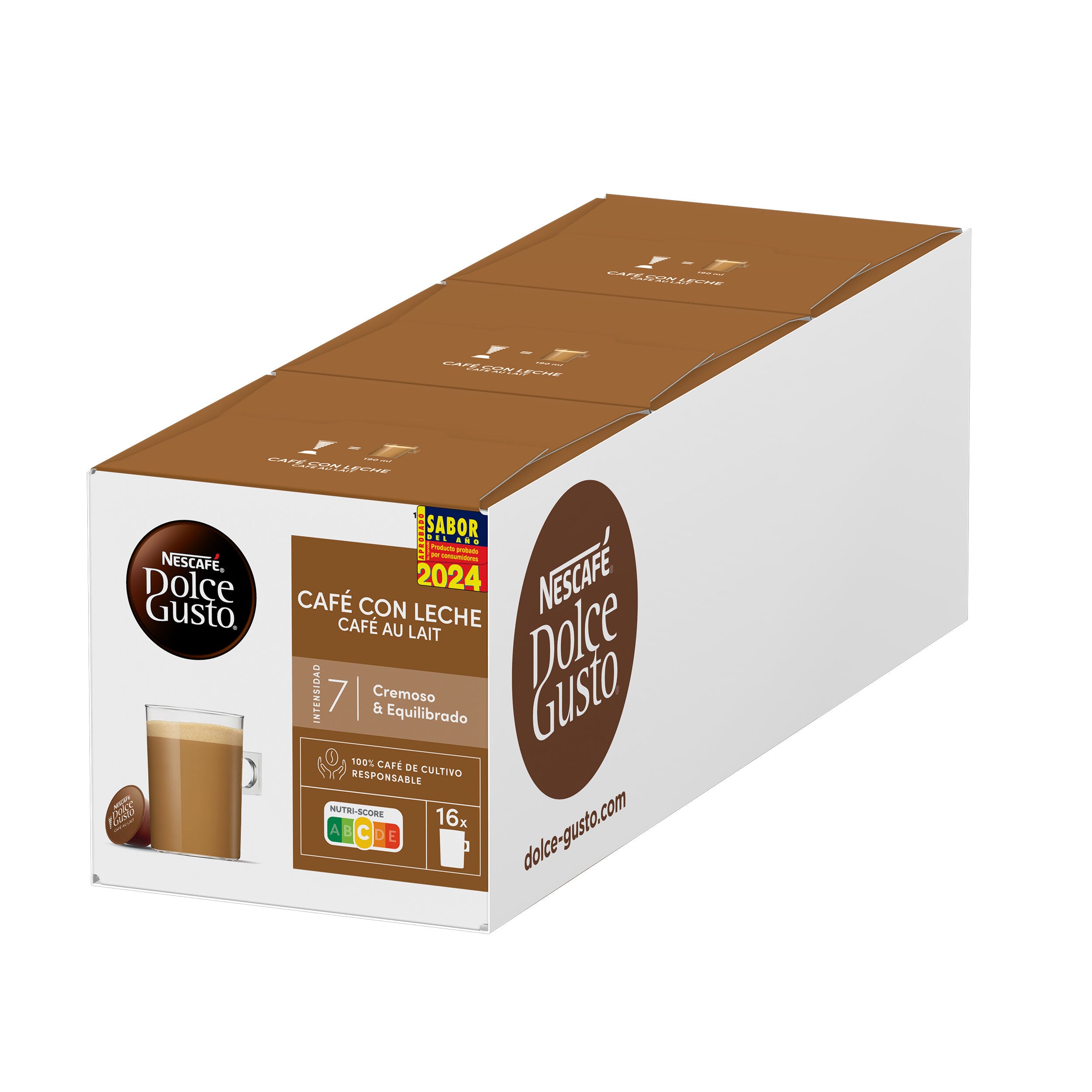 Café cápsula c/leche Dolce gusto p16 160g