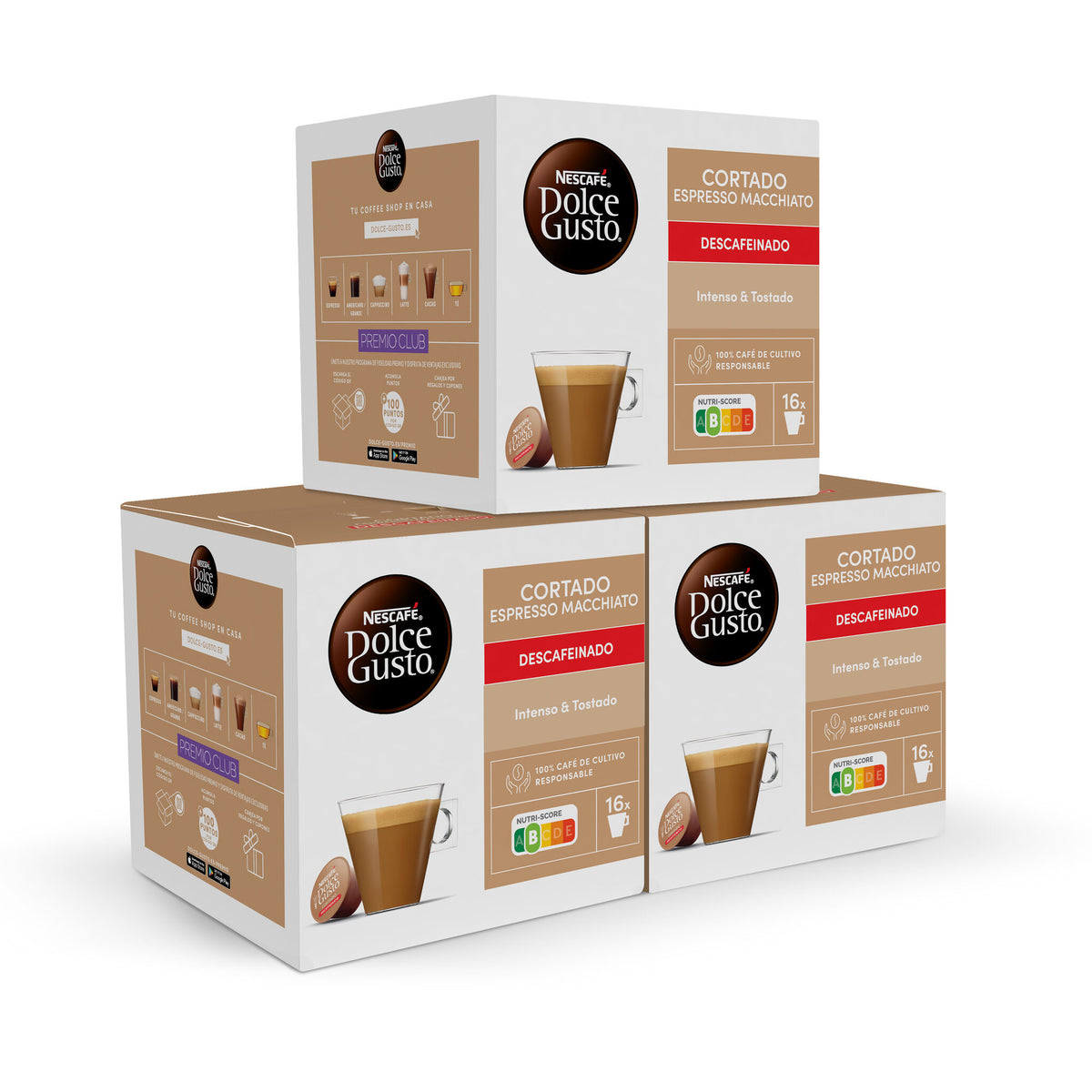 Café cápsula cort espr macchiato desc Dolce gusto p16