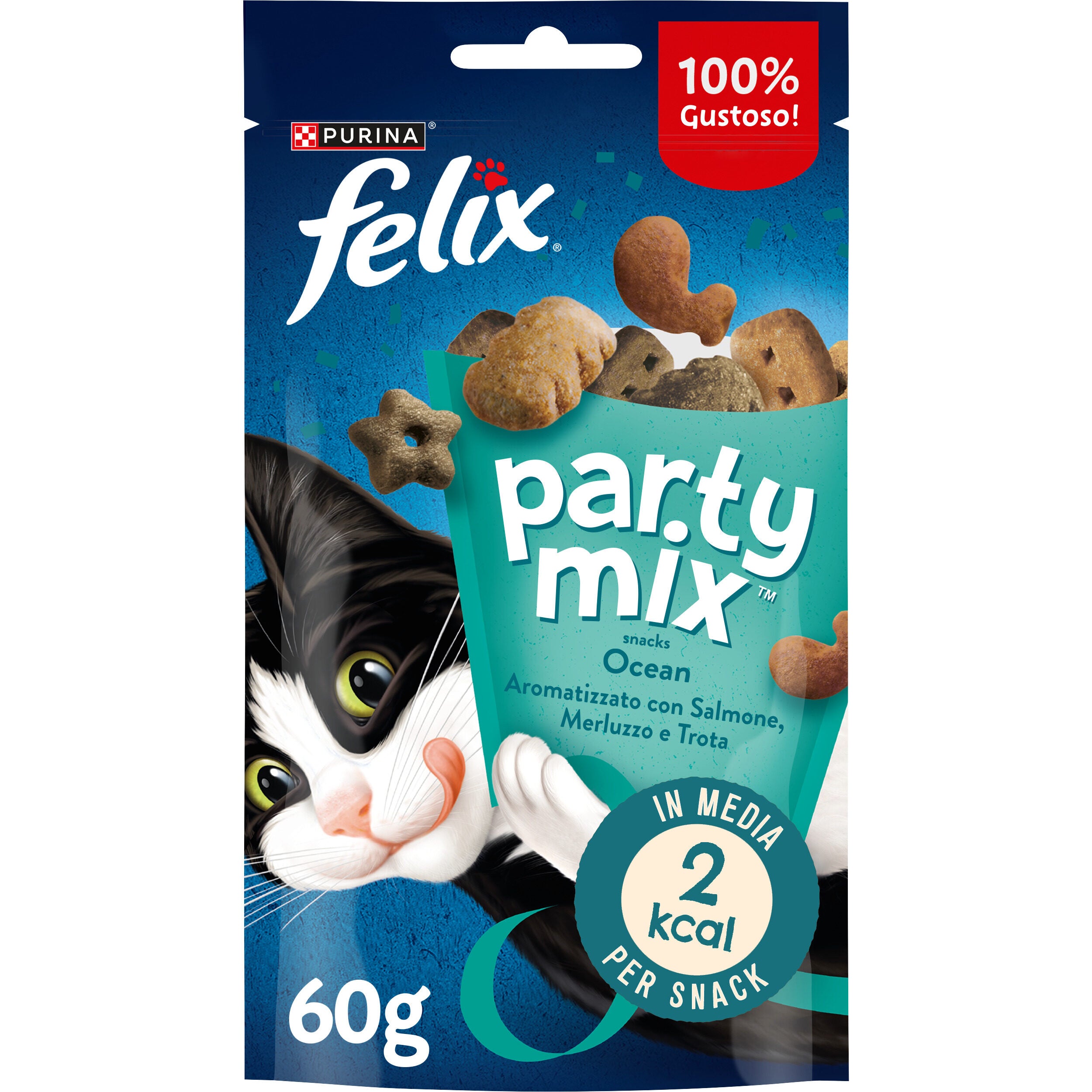 Snack gato mix océano Felix party 60g
