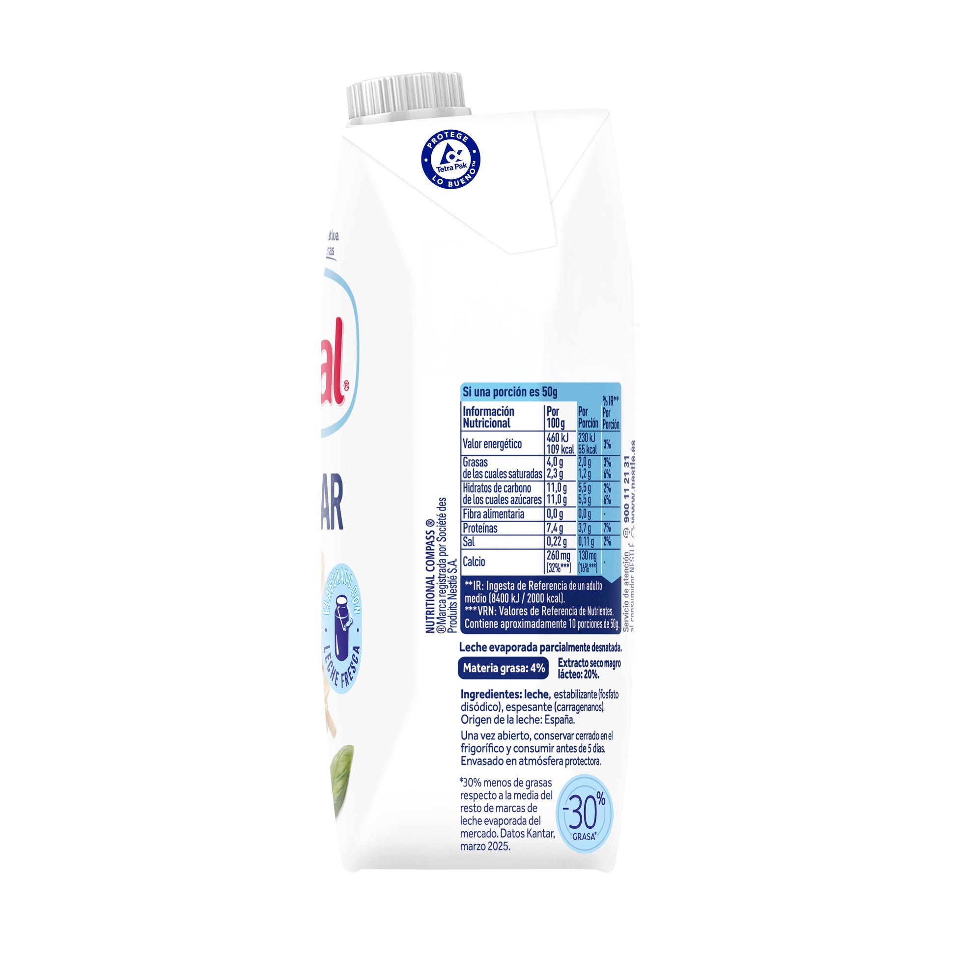 Leche evaporada semides  Nestle ideal 525g