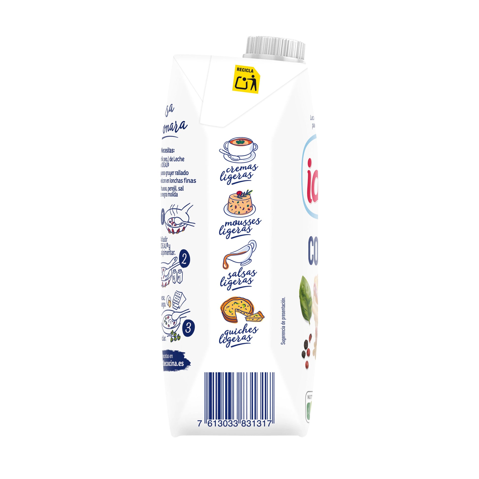 Leche evaporada semides  Nestle ideal 525g