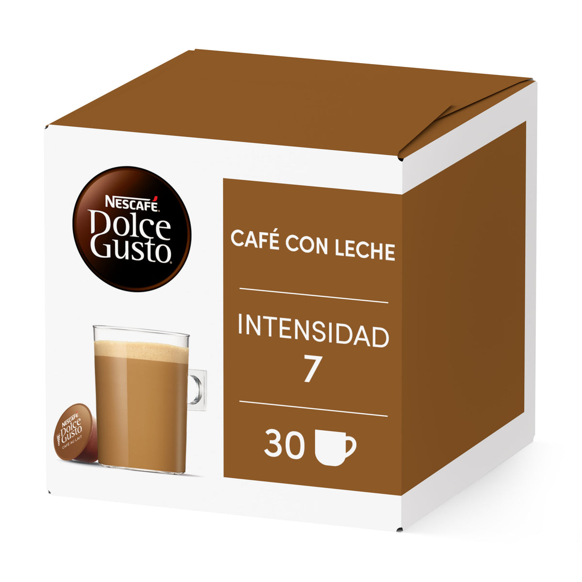 Café cápsula con leche Dolce gusto p30 300g