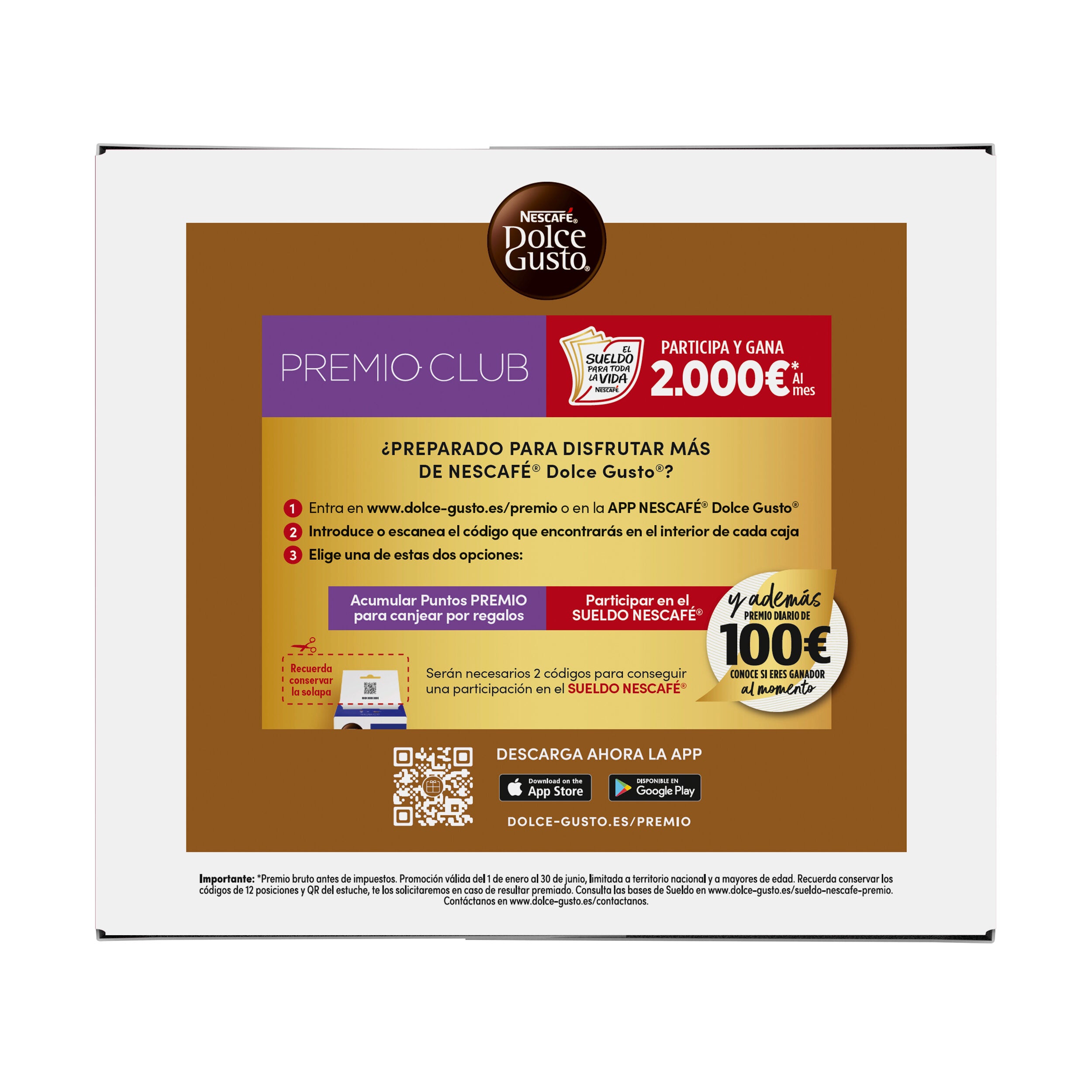 Café cápsula con leche Dolce gusto p30 300g